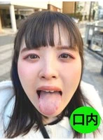 NKO05-002 -  Call center part-timer Amu-chan, who is approached on the street and allowed to observe the inside of her mouth