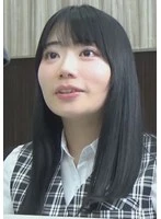 A158B-14 - The leaking breath of a receptionist with long black hair who can't resist the technique of a man groping her pussy under the counter!